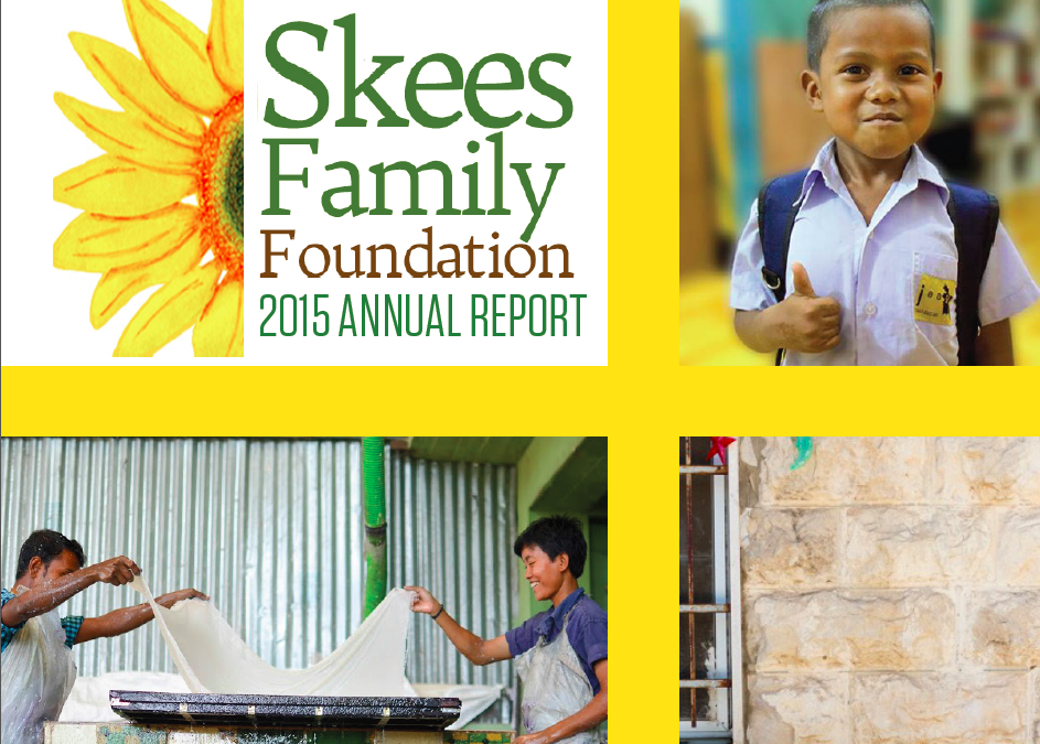 Being the Change: Our Family & Partners Featured in 2015 Annual Report